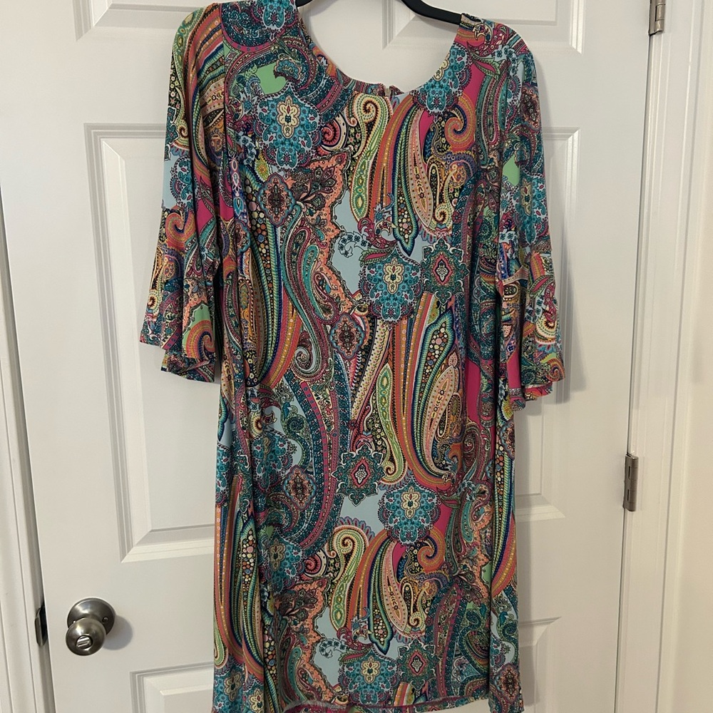 Tommy Hilfiger Multicolor Paisley Dress